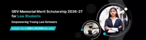 GEV Memorial Merit Scholarship for Law Students