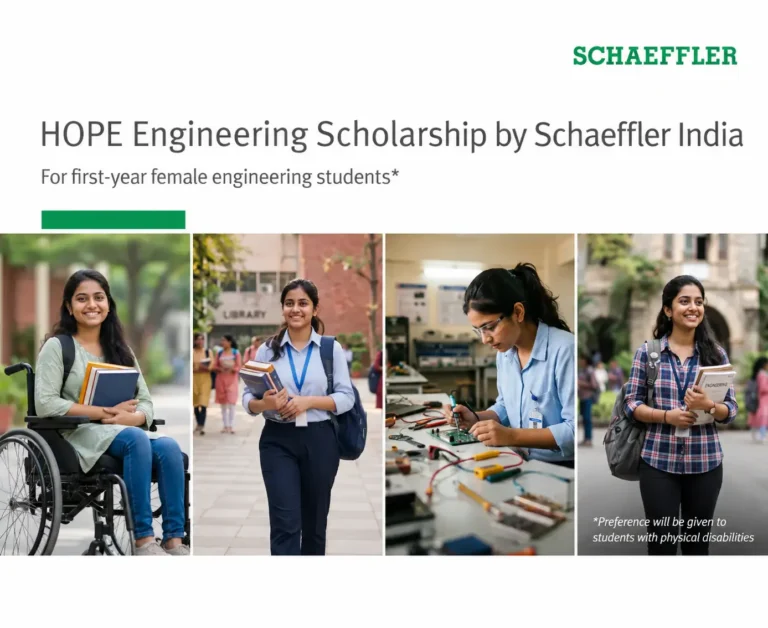 Schaeffler India Hope Engineering Scholarship Program 2026