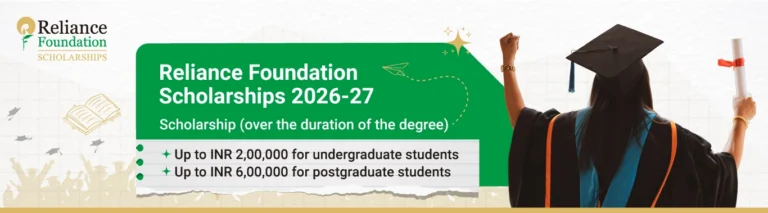 Reliance Foundation Postgraduate Scholarships 2026-27